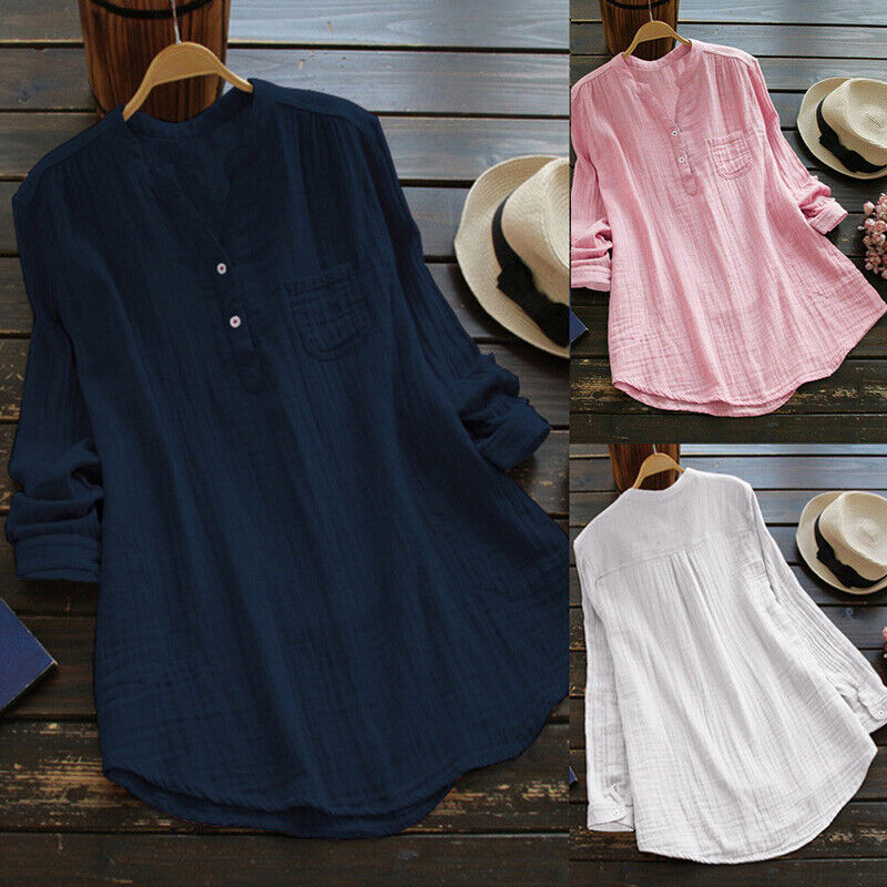 Women's Pullover T-Shirt Dress Ladies Casual Baggy Tunic Tops Blouse Plus Size↖