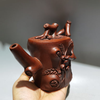 collect vintage chinese yixing purple clay teapot zisha exquisite teaware art