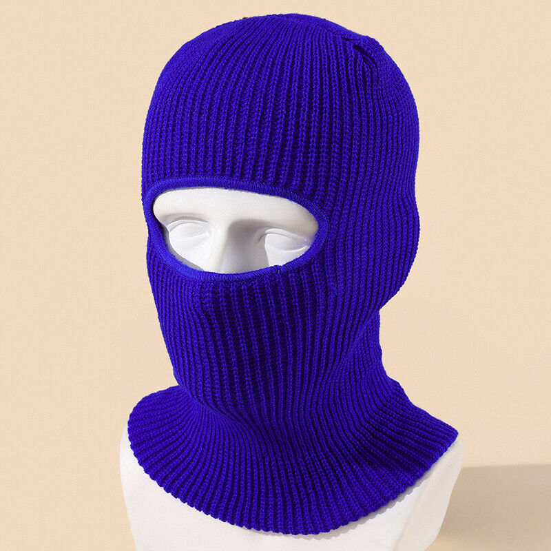 Fashion 1-Hole Ski Hat Knitted Face Cover Winter Butterfly Cloth Sticker