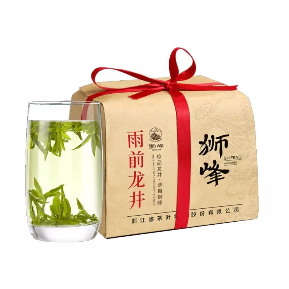 500g Shi Feng Lion Peak Brand Spring Harvest Long Jing Dragon Well Green Tea