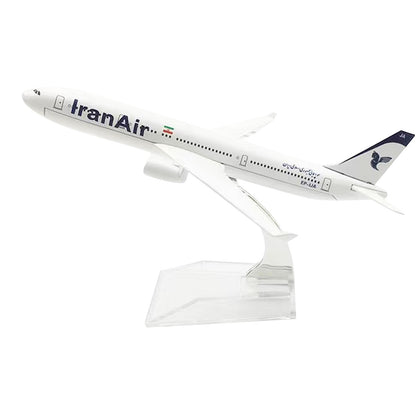 1:400 A330 Iran Air Metal Airplane Model Diecast Plane Model Hotel Bar Decor