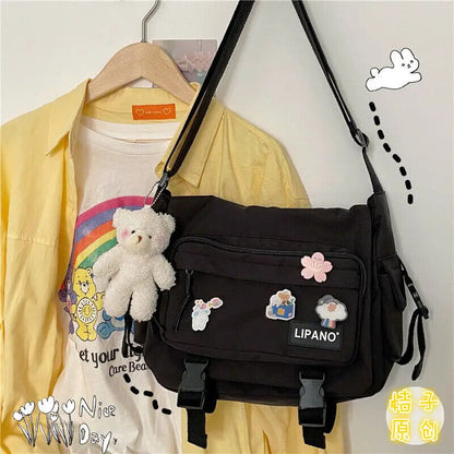 Bag Handbags School Single Shoulder Girl Student Postman Women's