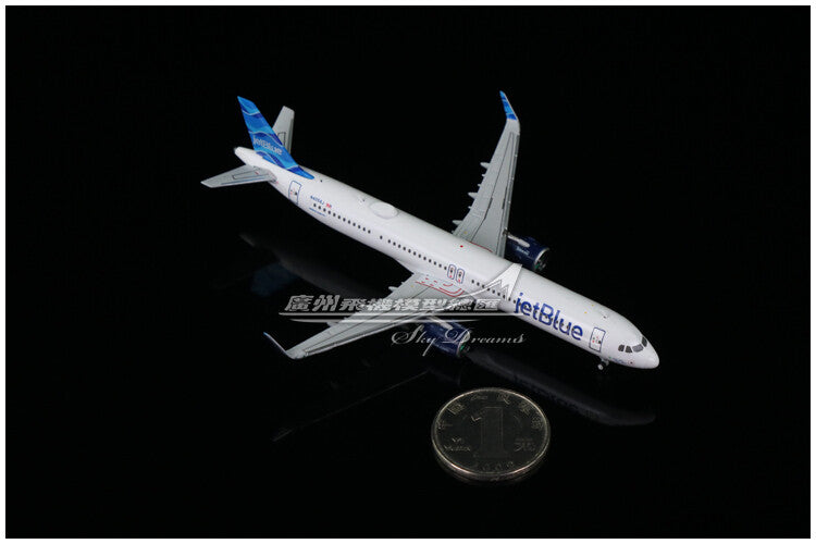 1:400 GeminiJets JetBlue BOEING A321neo Airplane Diecast Plane Aircraft Model