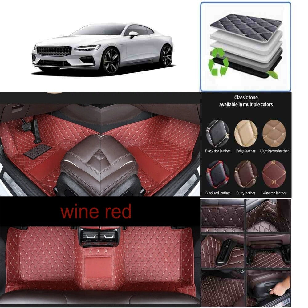 For Smart All Models Car Floor Mats Waterproof Auto Luxury Custom Mats Carpets