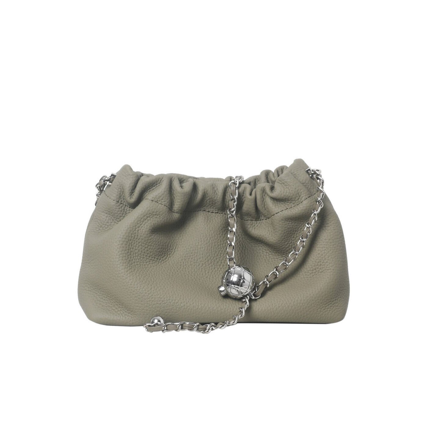 Small Mini Real Leather Clutch Purse Shoulder Bag Crossbody Adjustable Chain