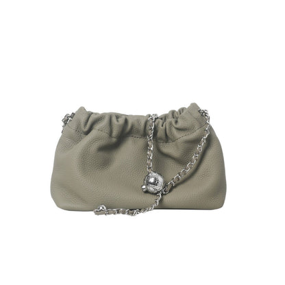 Small Mini Real Leather Clutch Purse Shoulder Bag Crossbody Adjustable Chain