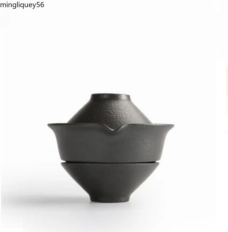 New Ceramic Teapot Tea Cup Set Portable Travel Tea Set