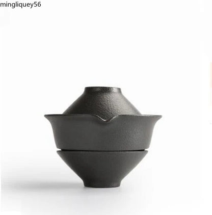 New Ceramic Teapot Tea Cup Set Portable Travel Tea Set