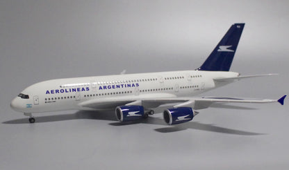 1:160 46CM AEROLINEAS ARGENTINAS AIRBUS A380 Airplane Landing Gear Resin Model