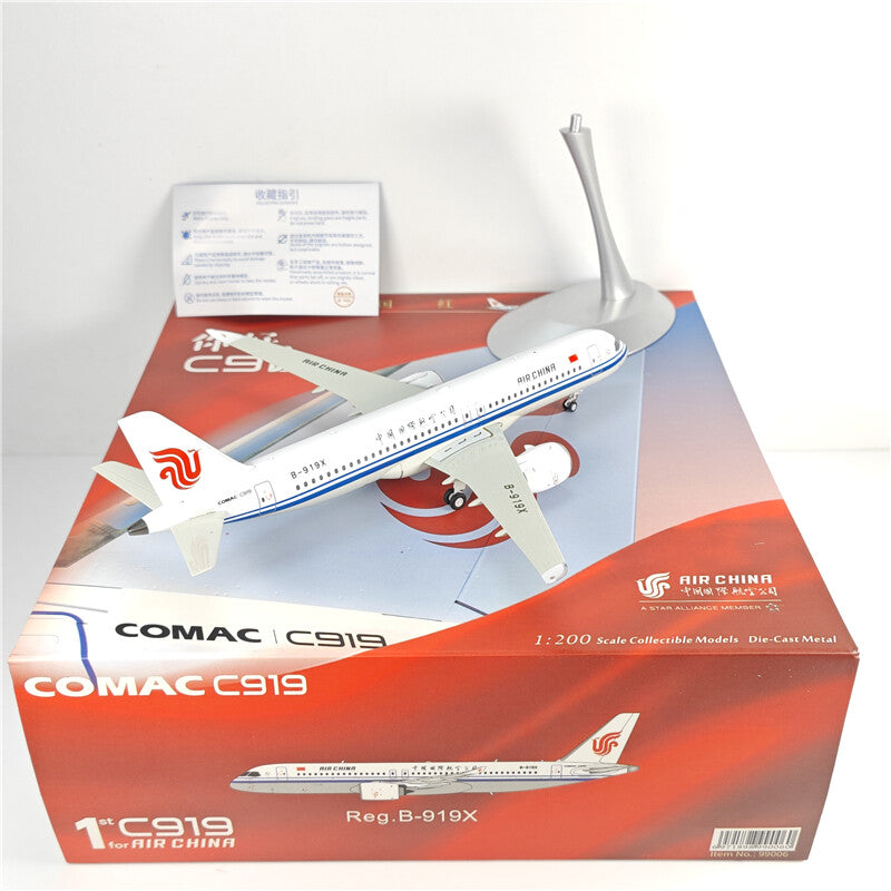 1:200 NG Model AIR CHINA C919 Passenger Airplane Diecast Aircraft Model