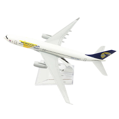 1:400 16cm B767 Mongolian Airlines Airplane Model Alloy Diecast Plane Model