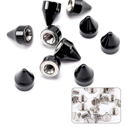 Studs & Spikes 25Pcs Punk Buttons Rivets Set DIY Craft Clothes Garment Screwback