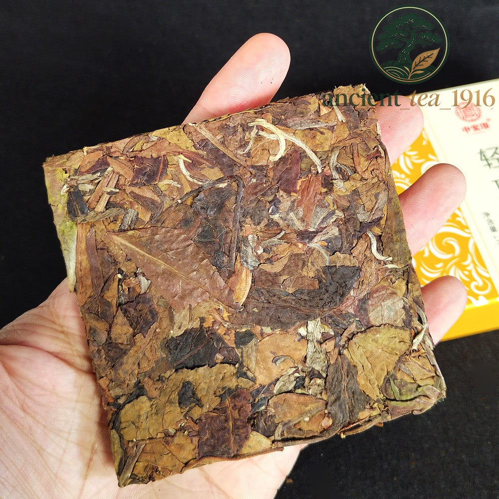 144g Yunnan Large Leaf White Tea Small Square Brick White Tea Brick