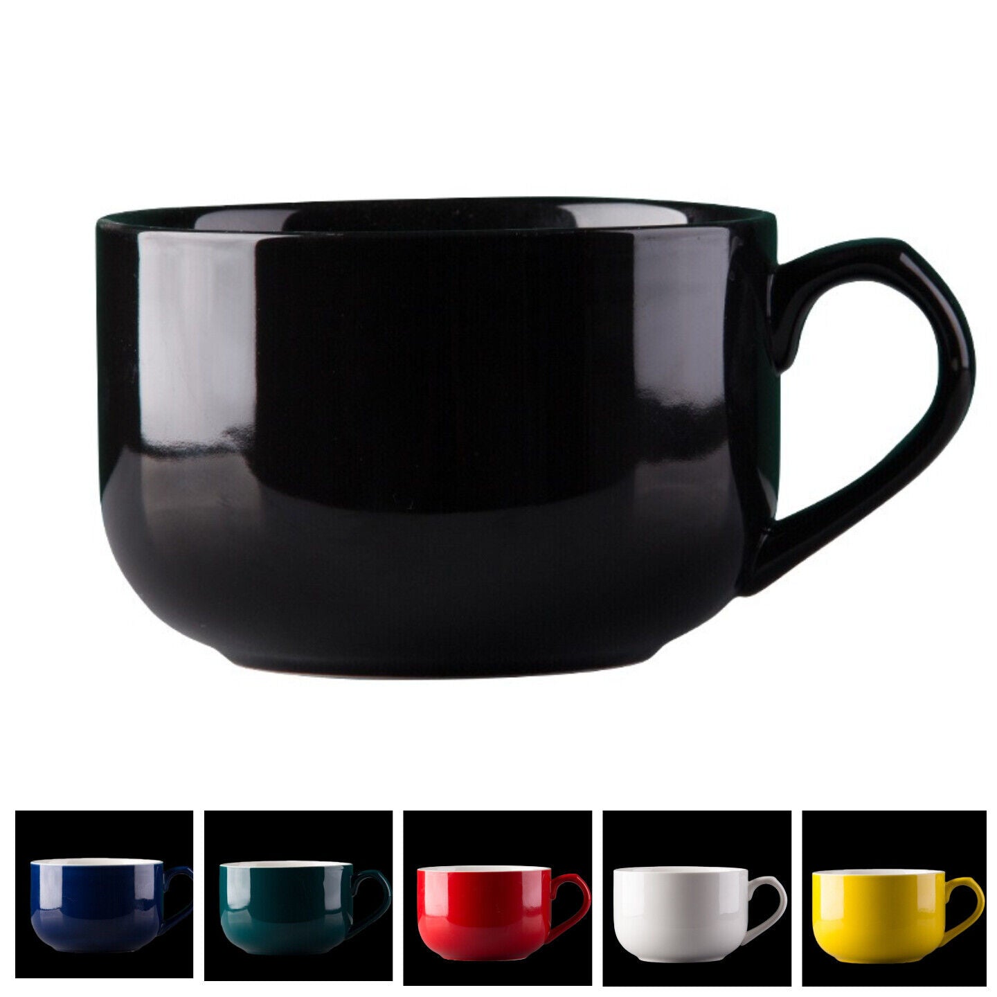 Coffee Mugs Large Capacity 700ml Ceramic Breakfast Oatmeal Milk Tea Cup Handgrip