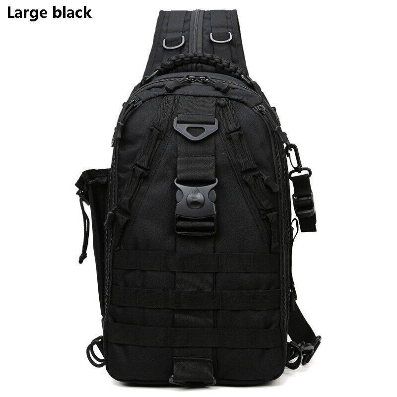 Men's Military Shoulder Bag Army Body Chest Bags Trekking Crossbody Hiking Pack