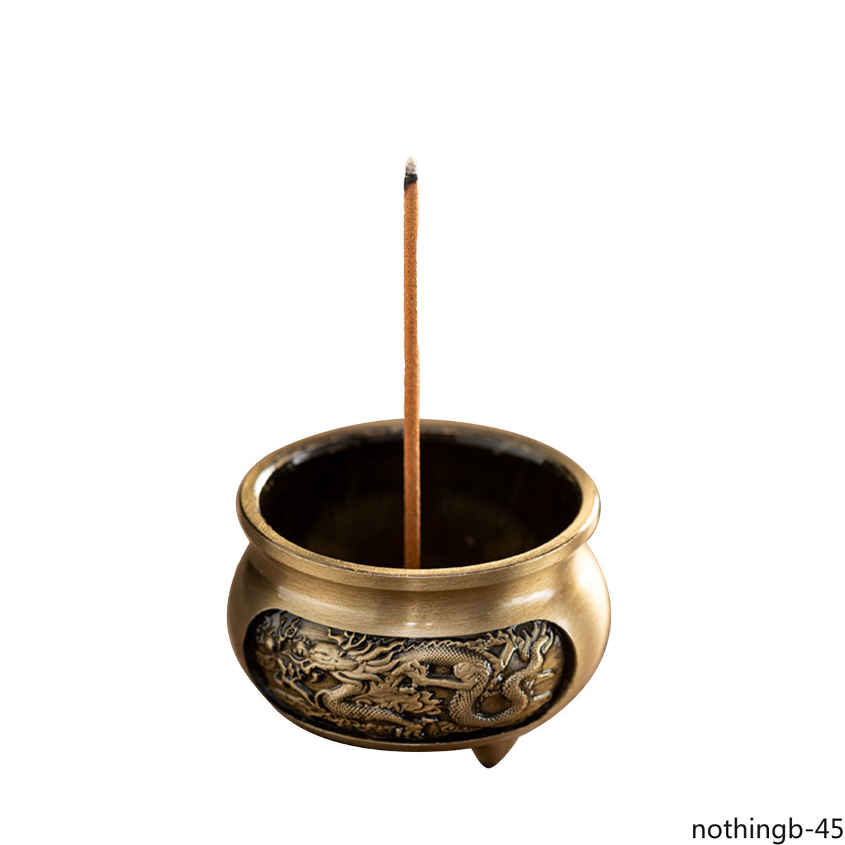 Xiang Mini Xiang Tripod Carving Copper Alloy China-