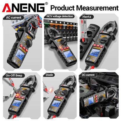 ANENG CM86 Digital Multimeter Tester AC DC Volt Ohm Amp Clamp Meter Auto Range