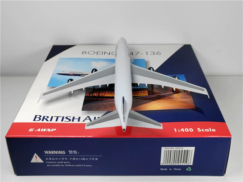 Phoenix BRITISH AIRWAYS for Boeing B747-136 G-AWNP 1:400 plane Pre-built Model