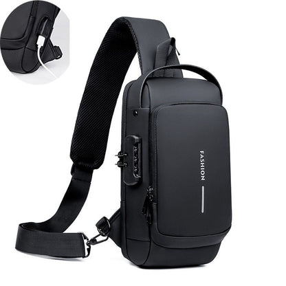 Sling Backpack Crossbody Shoulder Chest Bag Anti-theft Travel Waterproof Oxford