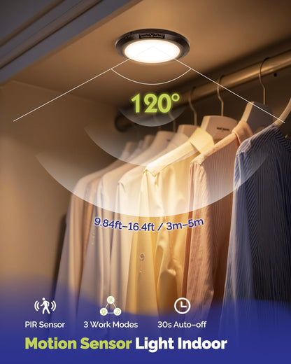 10,000Mah Rechargeable Ceiling Light with Remote, Wireless Waterproof Shower Lig