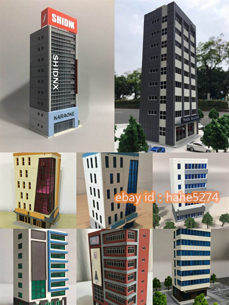 1/150 City Scenes Sandbox Building Model High-rise Plastic Assembled Buildings