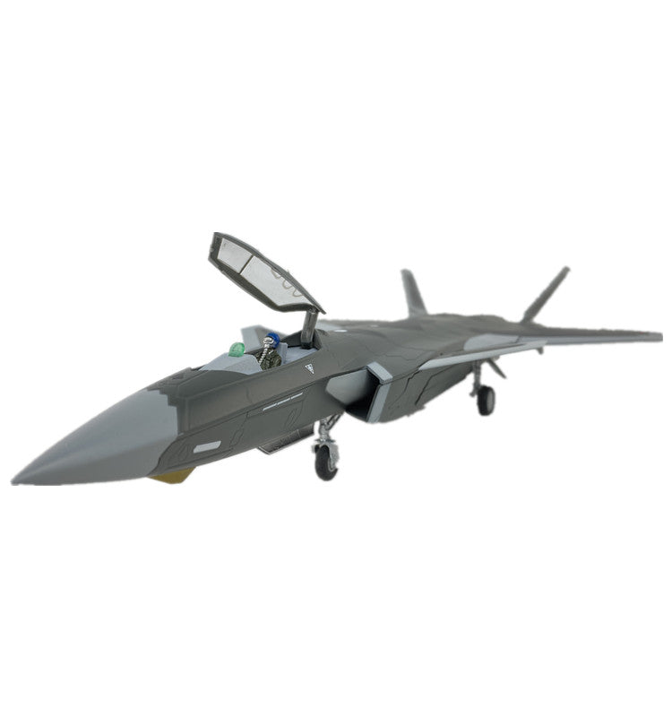 1:60 38CM China J-20 Stealth Fighter Airplane Diecast Military Aircraft Model