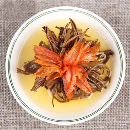 100g Yunnan Black Tea Dianhong Manual Lily Hydrangea Golden Bud Honey Aroma