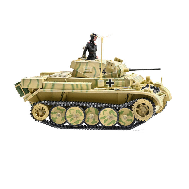 1/72 German Tank No. 2 Bobcat Reconnaissance Tank Camouflage Paint Model