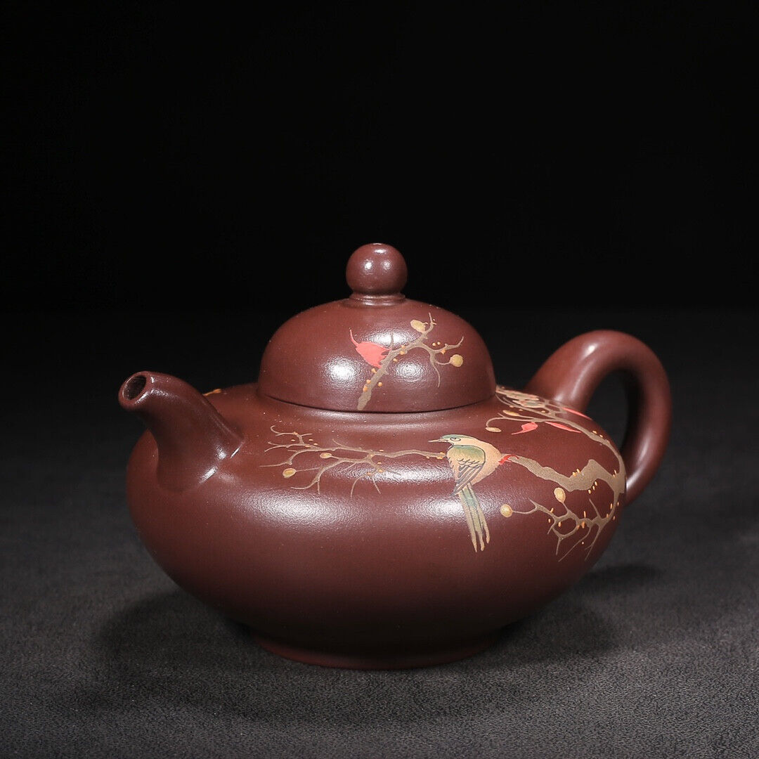 Chinese Yixing Zisha Clay Handmade Exquisite Teapot（华颖 底款：周桂珍）