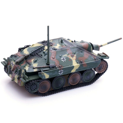 1:72 Scale WWII German Army Sd.Kfz.138/2 Hetzer Tank Finished Model Toy Gift
