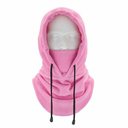 Cute Bear Ears Hat Scarf Gloves Set Balaclava Winter Bandana Velvet Fleece 225CM