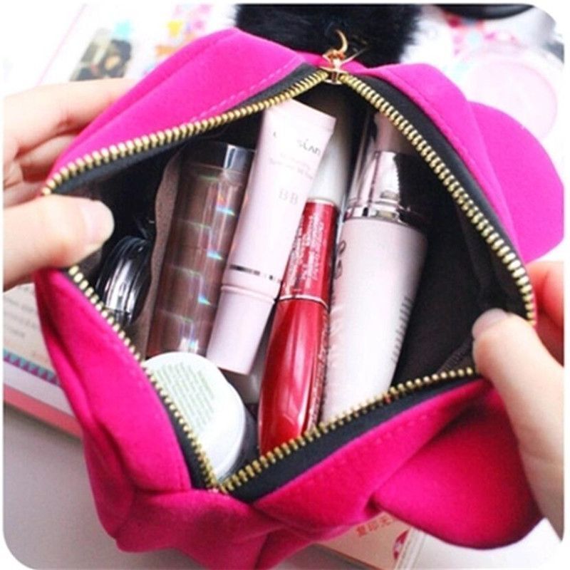 Cartoon Print Toiletry Bag Storage Case Travel Makeup Pouch Organizer Cosmetic