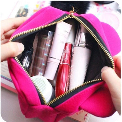 Cartoon Print Toiletry Bag Storage Case Travel Makeup Pouch Organizer Cosmetic