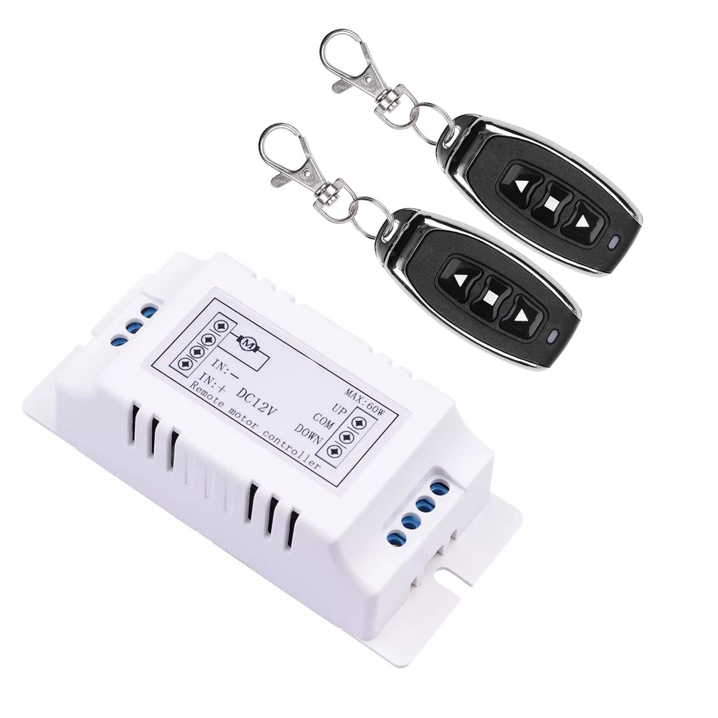 Motor Wireless Remote Switch Remote Control 12V Universal 2 Channel RF433MHz
