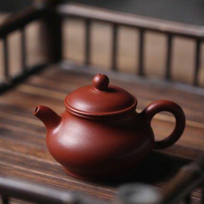 Small Tea Pot Zhu Clay Good Sealed Pot Chaozhou Real Yixing Zisha Teapots 3.4oz