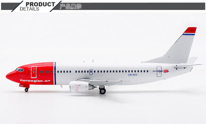 1:200 JC Wings Norwegian BOEING B737-300 Passenger Plane Diecast Aircraft Model