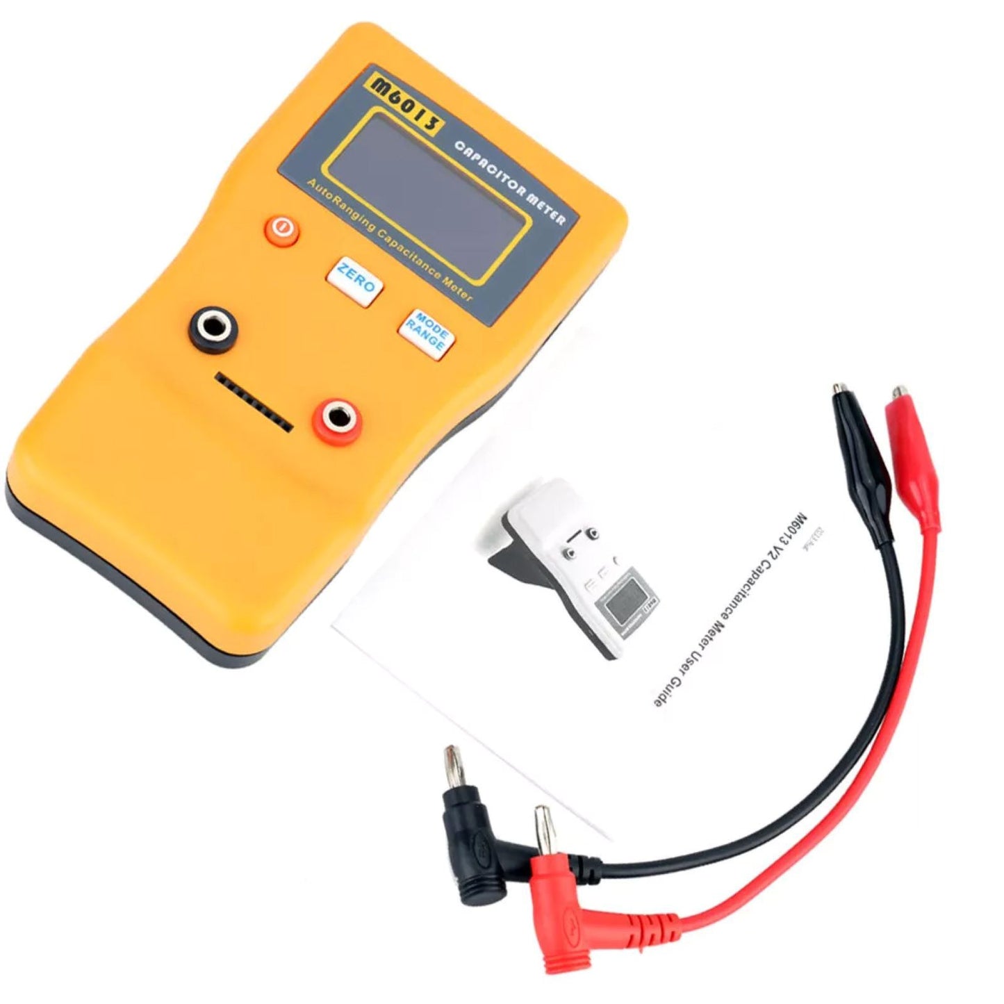 Handheld M6013 Capacitor Meter Auto Rang Measuring Capacitance Tester Tool
