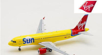Aviation Virgin Air SUN Airbus A320 G-VMED 1/200 diecast plane model aircraft