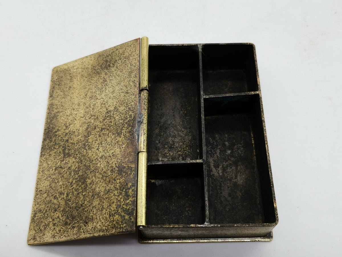 Antiques Calligraphy Old Objects Collection Rectangular Old Carving