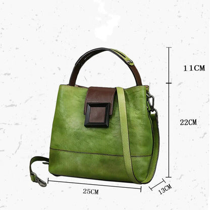 Women's Bag Genuine Shoulder Bags Women Bag First Layer Cowhide Bags Female
