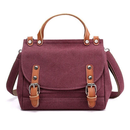 Canvas Bag Fashion Trendy Shoulder Messenger Purse Small Bag Handbag 22*12*20 CM
