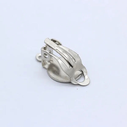 20pcs Gold Silver Clip-on Earring Converter Ear Clip Base Jewelry Making Finding