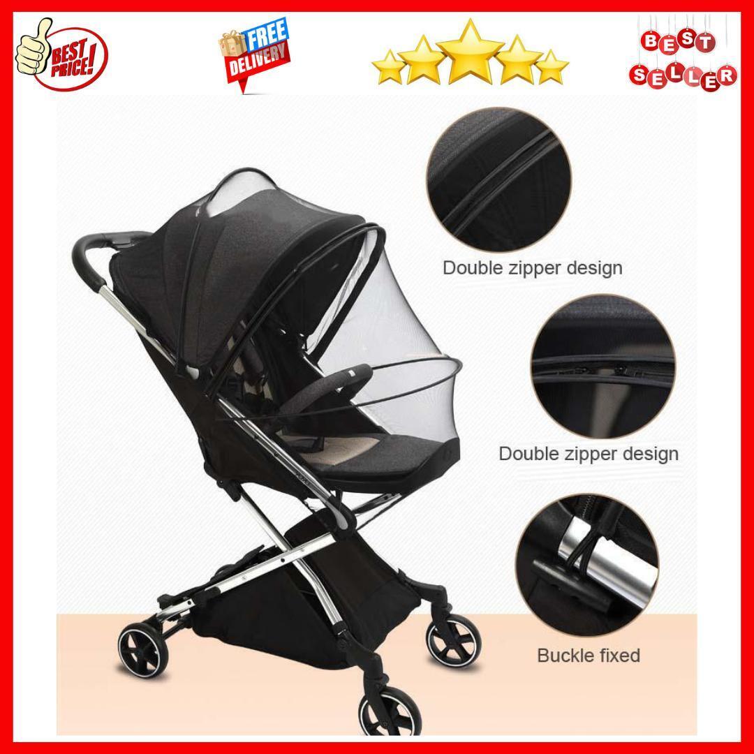 New Cat Dog Pet Jogging Stroller 4 Wheels Mosquito Net Protection Summer Mesh