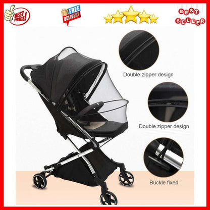 New Cat Dog Pet Jogging Stroller 4 Wheels Mosquito Net Protection Summer Mesh