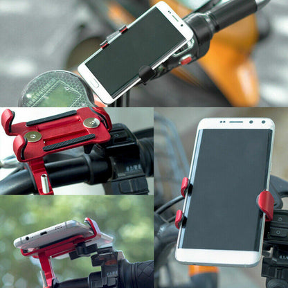 360° Aluminum Motorcycle Bike Bicycle GPS Cell Phone Holder Handlebar Mount USA