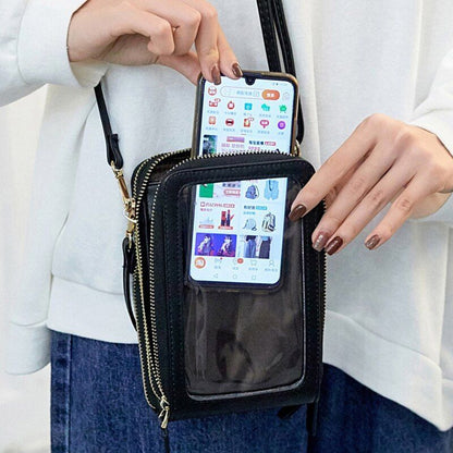 Women Leather Shoulder Bags Large Capacity Crossbody Bags Handbag Phone Purse