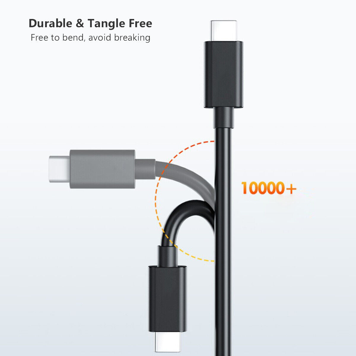 3 Pack USB-C to USB-C Cable Fast Charger Cord For T-Mobile Revvl V Plus 5G 6 Pro