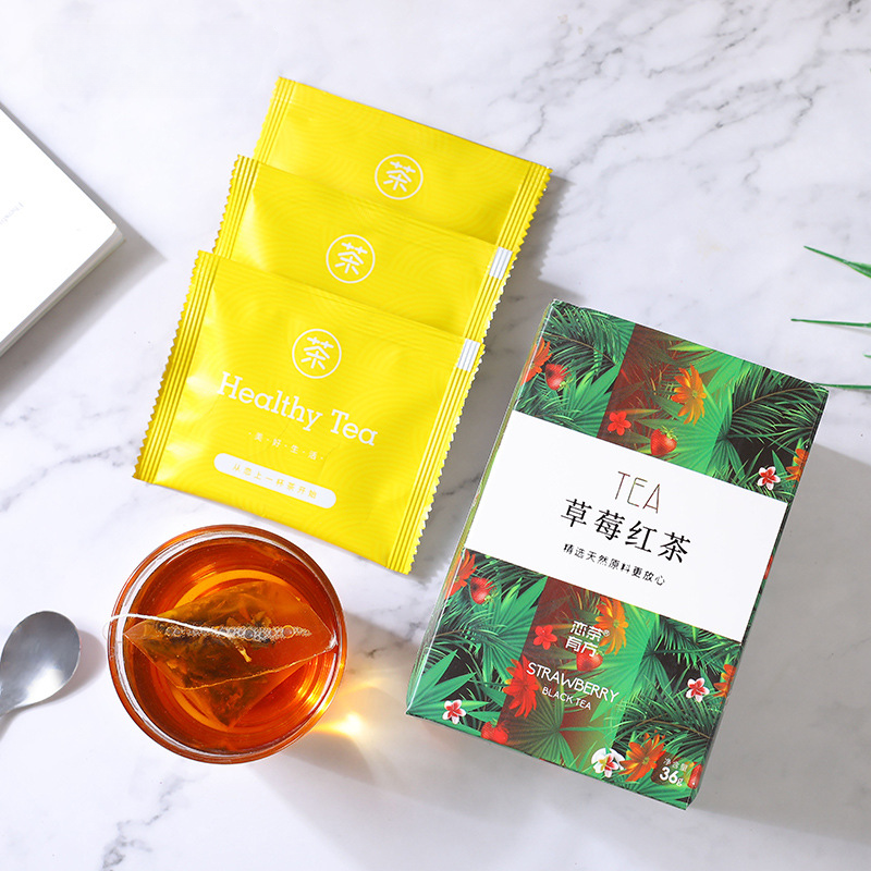 36g Honey Peach Flower Fruit Tea Triangle Bag Cold Soaked Tea White Peach Oolong