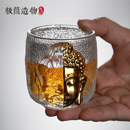 7CM Kung Fu Tea Set Tea Cup Glass Cup Tea Ceremony Glass Cup Pair Set