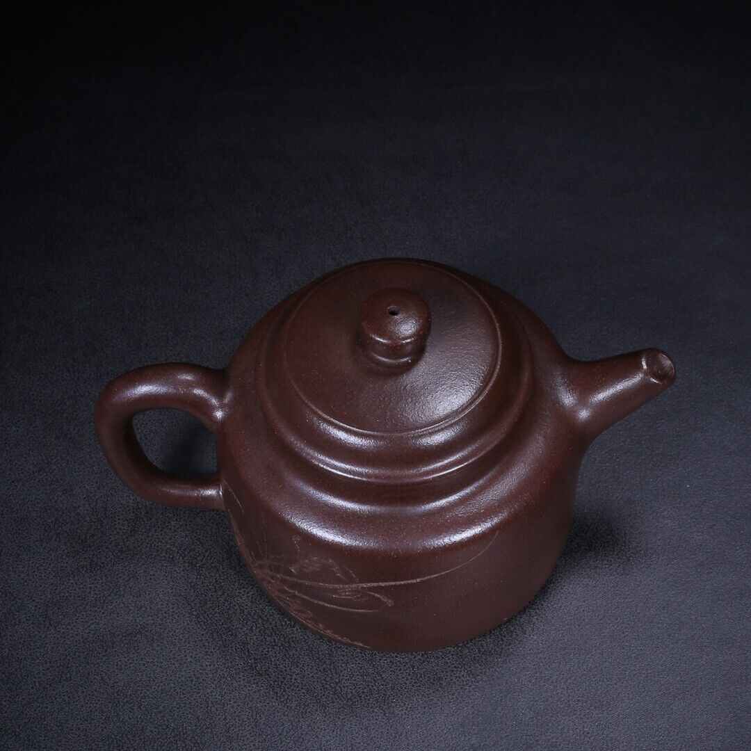 Chinese Yixing Zisha Clay Handmade Exquisite Teapot （徳钟 底款：景舟手制）